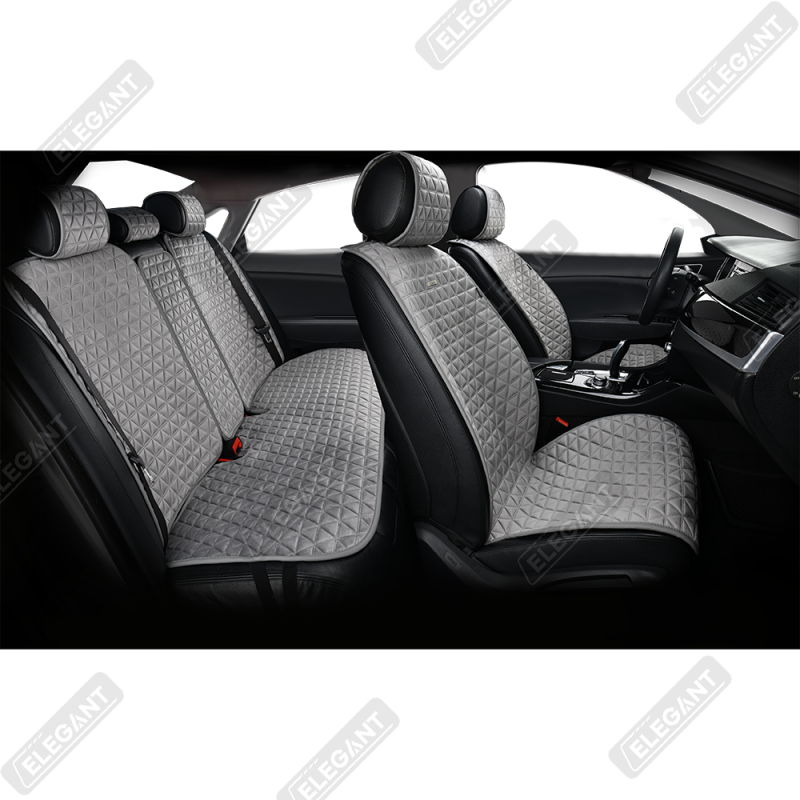 Накидки на автомобільні сидіння Elegant MILANO комплект, сірі