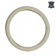 Чохол на кермо шкіряний Elegant Plus, M, бежевий