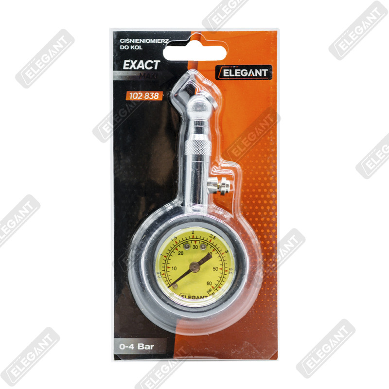 Манометр Elegant Maxi з гумовим покриттям, 0-60 psi