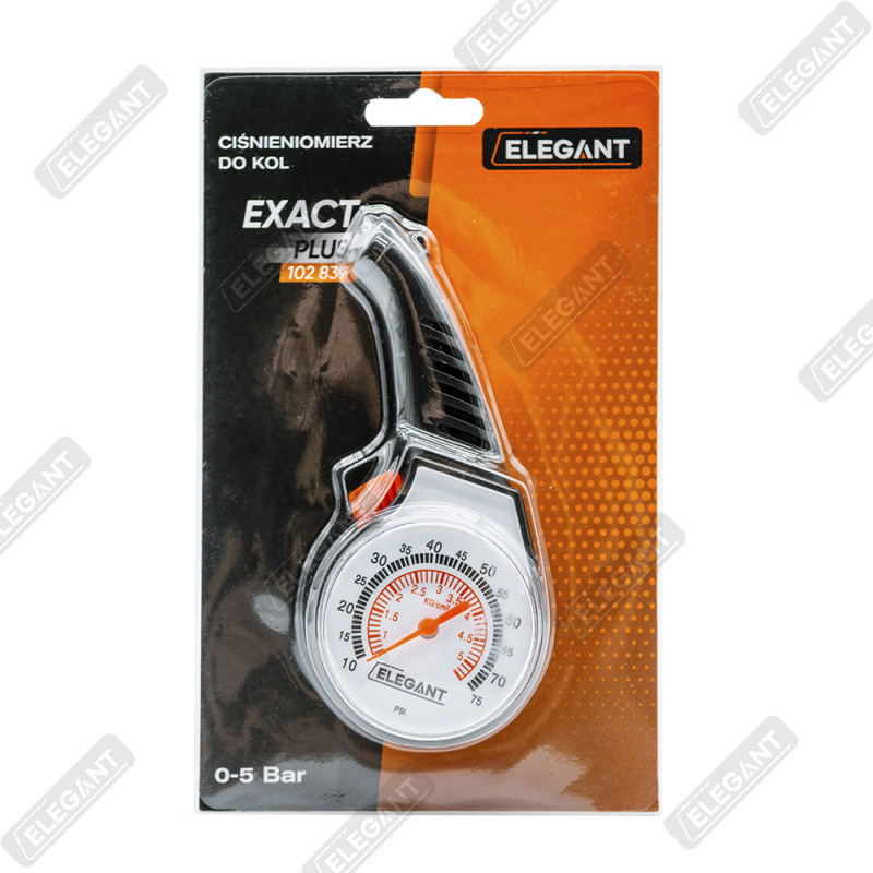 Манометр Elegant Plus пластиковий, 0-75 psi