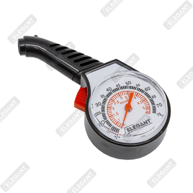 Манометр Elegant Plus пластиковий, 0-75 psi