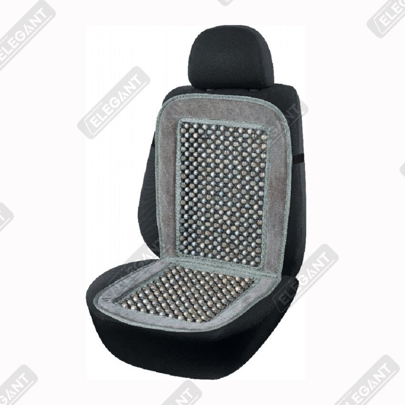 Накидка дерев'яна для автомобільного сидіння Elegant Maxi сіра 41.5х89 см