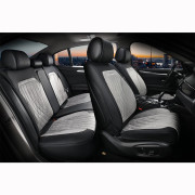 3D чохли на автомобільні сидіння Elegant MODENA комплект cірі