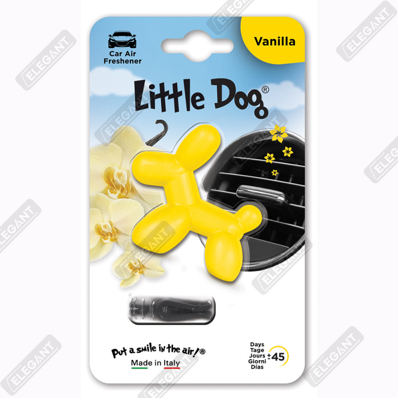 Ароматизатор на дефлектор Little Dog® VANILLA (yellow)