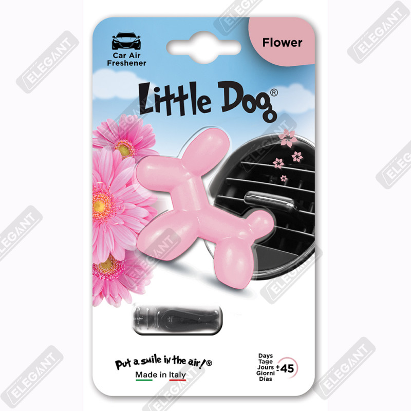 Ароматизатор на дефлектор Little Dog FLOWER (light pink)