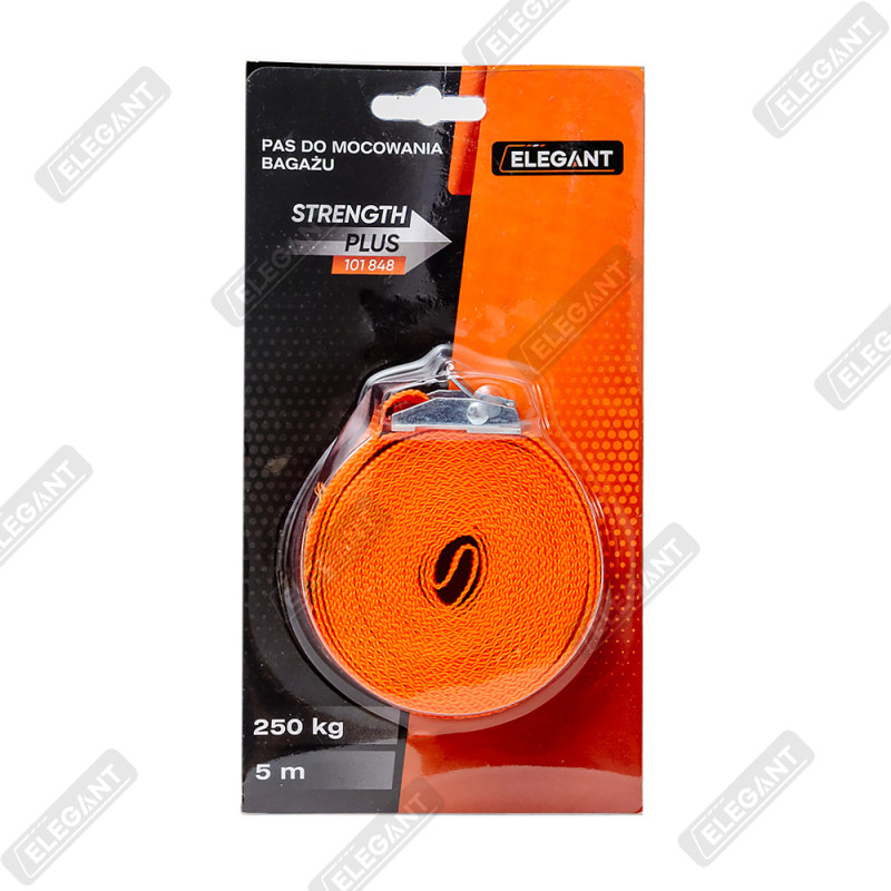 Ремінь стяжний зі швидким затиском Elegant Plus, 5 м (блістер)