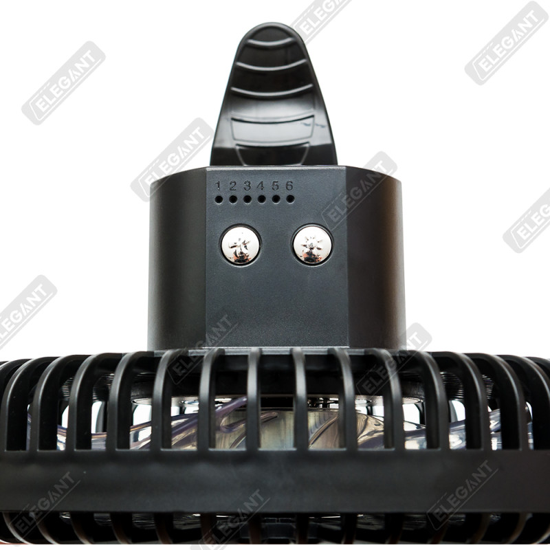 Вентилятор Elegant Airwind Maxi 5V 9" LED USB (прищіпка)