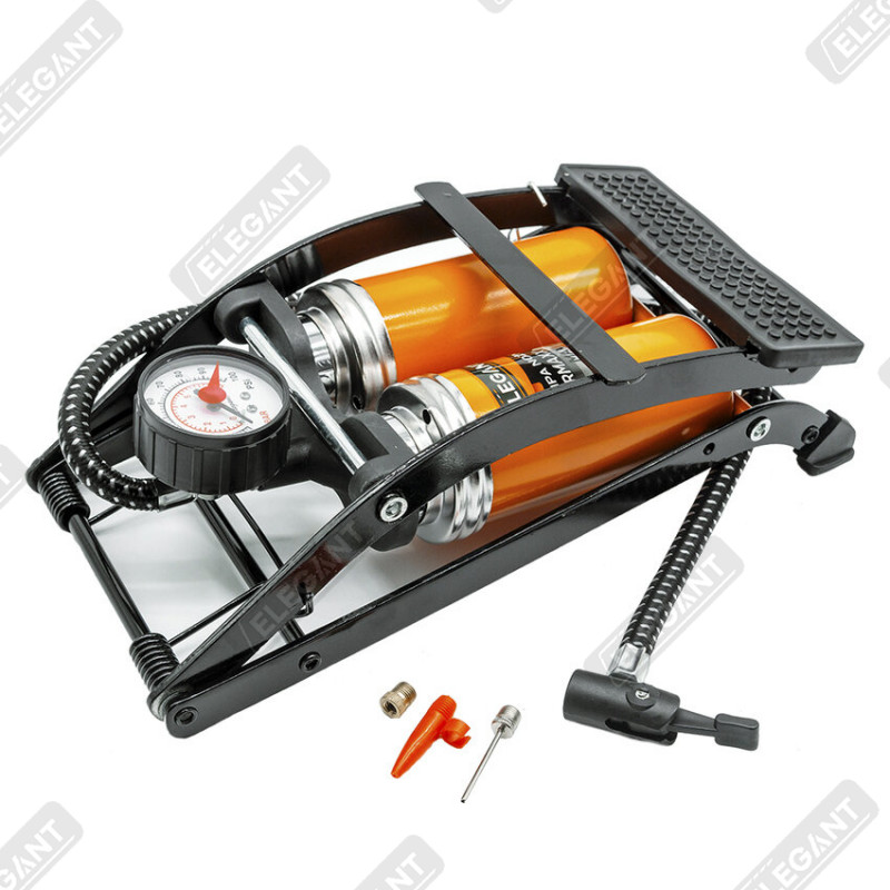 Помпа ножна Elegant Maxi посилена двоциліндрова 100 psi