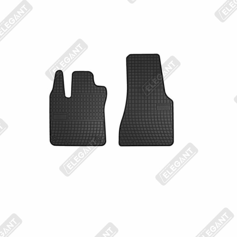 Килимки автомобільні гумові Smart Fortwo 2015-......