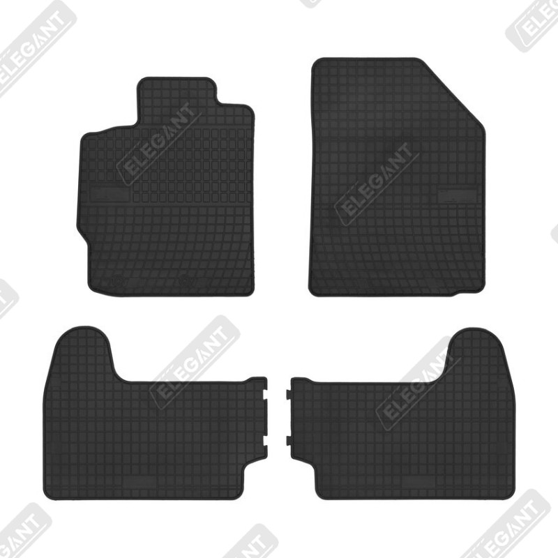 Килимки автомобільні гумові Toyota Yaris II 2005-2011