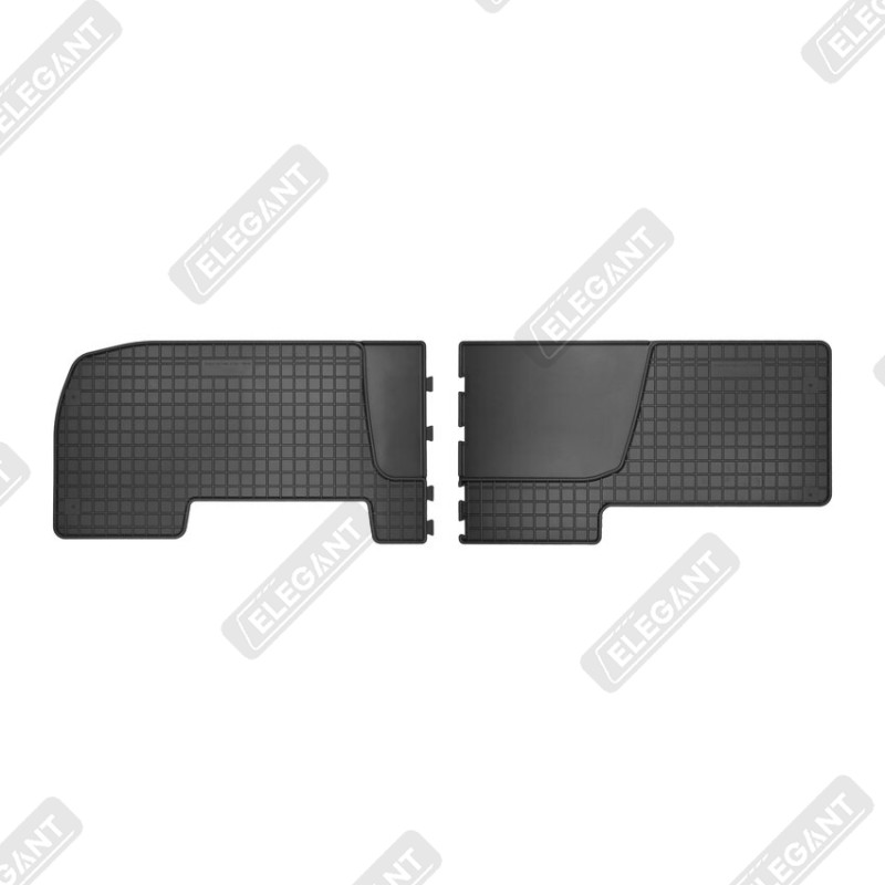 Килимки автомобільні гумові Nissan Primastar 2nd row 2001-2014