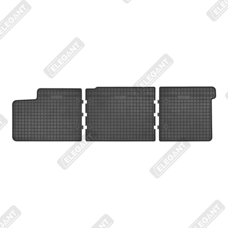 Килимки автомобільні гумові Volkswagen T6 2nd row 2015-........