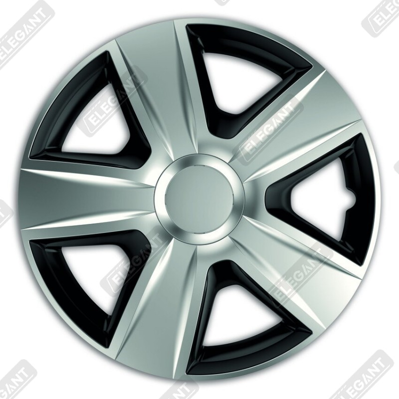 Ковпак 16" ESPRIT SILVER & BLACK (комплект 4 шт.)