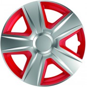 Ковпак 16" ESPRIT SILVER & RED (комплект 4 шт.)
