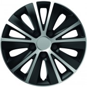 Ковпак 16" RAPIDE SILVER & BLACK (комплект 4 шт.)