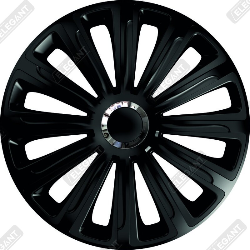 Ковпак 16" TREND RC BLACK (комплект 4 шт.)